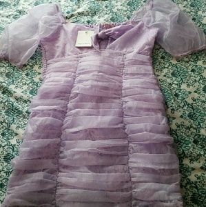 NWT Skylar Rose organza lace mini dress